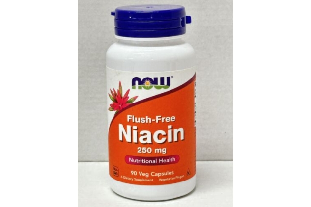 Now Foods Flush-Free Niacin 250mg | 90 Capsules | Nutritional Health Supplement