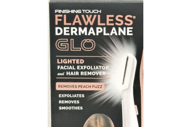 JML Finishing Touch Flawless Dermaplane GLO Facial Exfoliator & Hair Remover