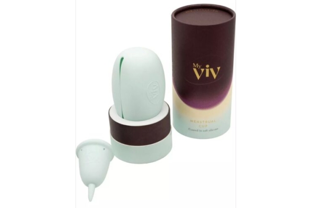 Ann Summers My Viv Menstrual Cup Blue | Reusable Environmentally Friendly