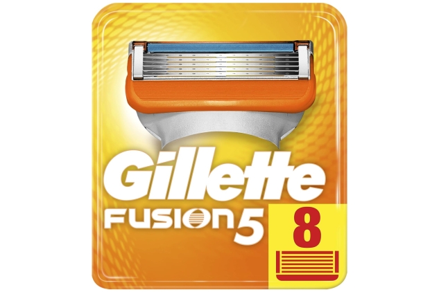 Gillette Fusion5 Razor Blades for Men with Precision Trimmer, Pack of 8 Refill Blades | Old Style