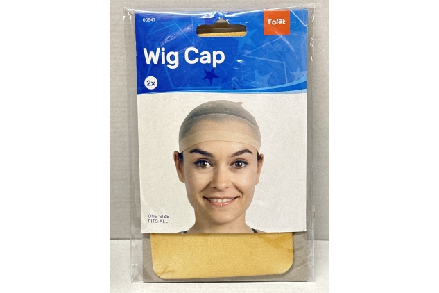 Wig Cap Nude Breathable Unisex Stocking Stretch Hair Liner Net | Folat (Pack Of 2)