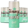 Jimmy's Iced Coffee Oat Slim Can 12 X 250ml Multipack - Dairy Free Vegan Iced Latte Coffee Case | Best Before Date 16/06/2024