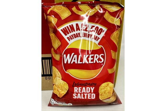Walkers Ready Salted Crisps Full Box 32 x 32.5g | Best Before Date 18/05/2024