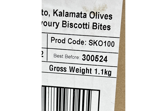 Artful Baker Sundried Tomato, Kalamata Olives & Oregano Biscuit Nibbles 8 X 100g | BEST BEFORE DATE 30/05/2024