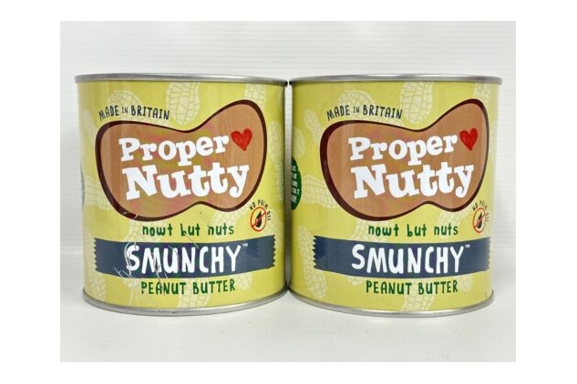 Proper Nutty Smunchy Peanut Butter Nowt but Nuts Multipack 2 X 1Kg