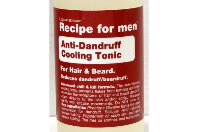 Recipe For Men Anti-Dandruff Cooling Tonic For Hair & Beard 100ml (Pack Of 1)