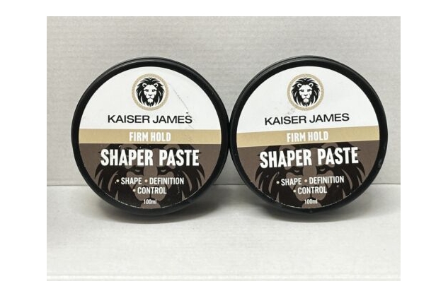 Kaiser James Firm Hold Shaper Paste 2 X 100ml | Slight Damage