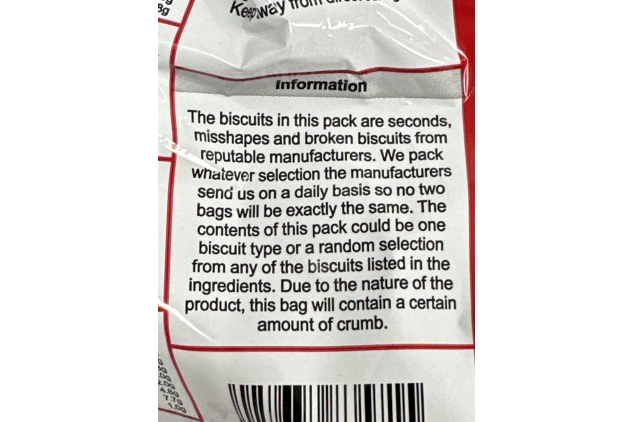 Biscuits Variety Pack | Misshapes 5 X 500g = 2.5kg Total | BEST BEFORE DATE 24/03/2024