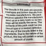 Biscuits Variety Pack | Misshapes 5 X 500g = 2.5kg Total | BEST BEFORE DATE 24/03/2024