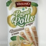 Mulino Royal Rolls Wafer Banana Cream Flavour 150g