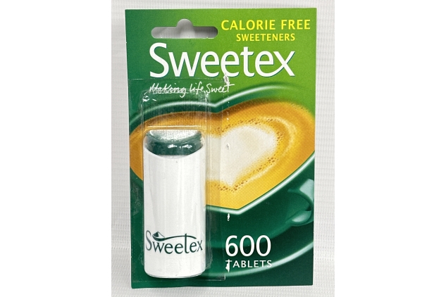 Sweetex Calorie Free Sweetener, 600 Tablets (Pack of 2)