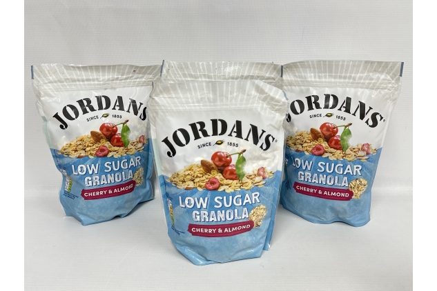 Jordans Low Sugar Almond and Cherry Granola 4 X 500g