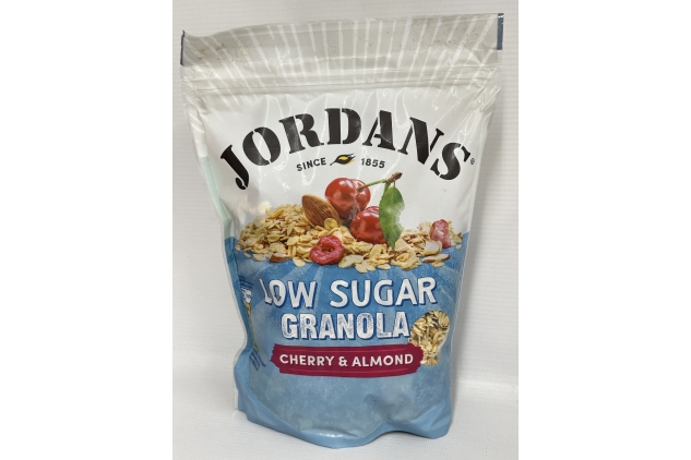 Jordans Low Sugar Almond and Cherry Granola 4 X 500g