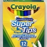 CRAYOLA SuperTips Washable Markers - Assorted Colours (Pack of 24)