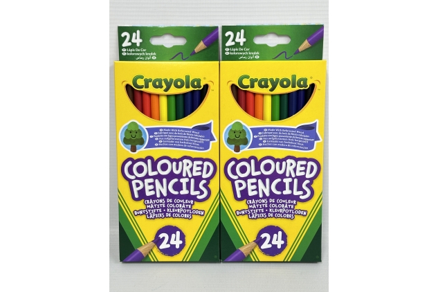 CRAYOLA Colouring Pencils - Assorted Colours (Pack of 48)