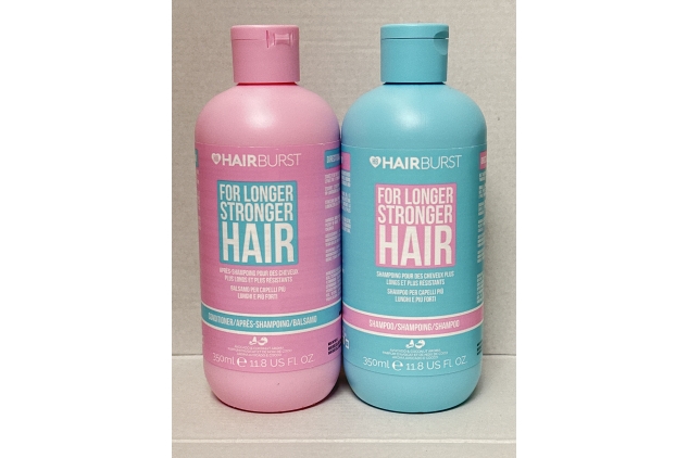 HAIR BURST Shampoo and Conditioner Set 350ml Bottles | Suitable for All Hair Types, Promotes Strong and Healthy Hair