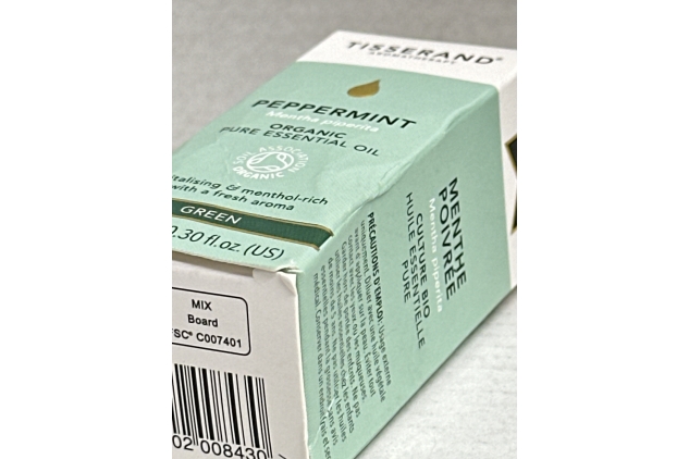 Tisserand Aromatherapy PEPPERMINT Organic, 9ml