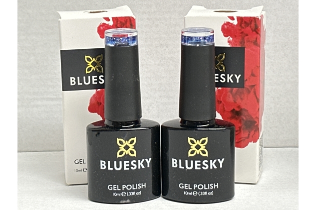 2 X Bluesky Gel Polish Shade Midnight Blue BLZ13 Size 10ml