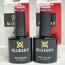 2 X Bluesky Gel Polish Cranberry Neon 18 Gel Polish Red Dark Red 10ml