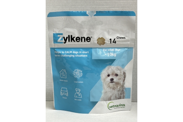 Zylkene Chews for Small Dogs up to 10kg | 2 X 14 Chews