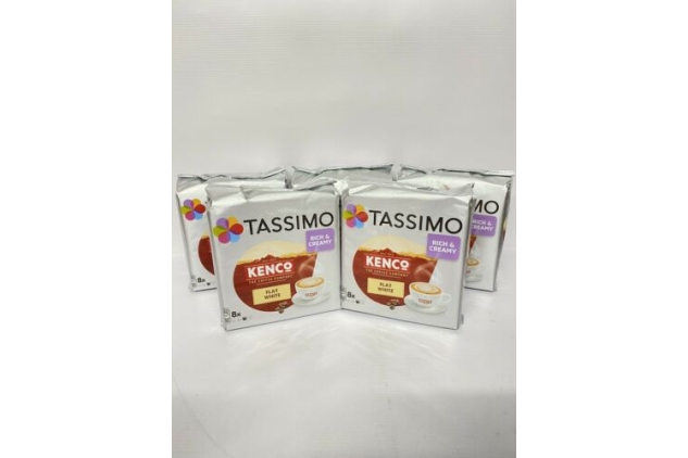 Tassimo Coffee Pods Kenco Flat White 5 x 8 Drinks (Total 40 Drinks) 1