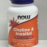 NOW Foods, Choline & Inositol 500mg | 100 Capsules Support Nervous System Health