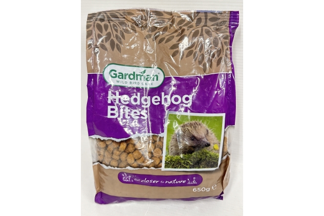 Hedgehog Food 650g Bag Balanced Nutritious Biscuit Bites | Gardman