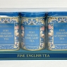 English Teas 3x Song Thrush and Berries Mini Tea Tins - English Breakfast, Earl Grey and English Afternoon (Pack Of 2)