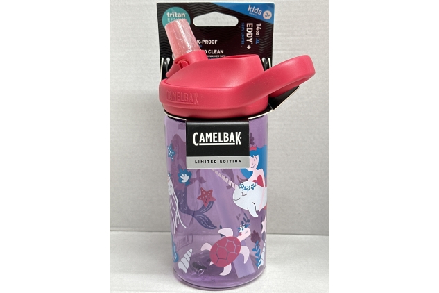 CamelBak Eddy+ Kid Tritan Renew Bottle 400ml Mermaid Princess | Leakproof, Easy To Clean | Limited Edition