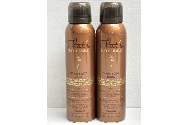 That’s So Sun Make Up - Glam Body Dark Instant Mousse Tanning Makeup 2 X 150ml