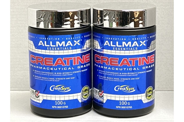 Allmax Nutrition Creatine Powder 100g | 20 Servings (Pack Of 2)