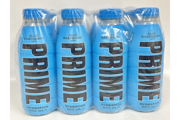 Prime Hydration Drink | Blue Raspberry Flavour 500ml (Pack of 12) Best Before Date 31/07/2024