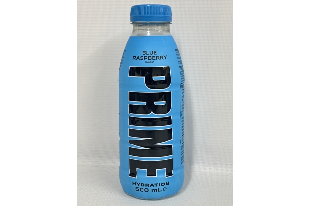 Prime Hydration Drink | Blue Raspberry Flavour 500ml (Pack of 12) Best Before Date 31/07/2024