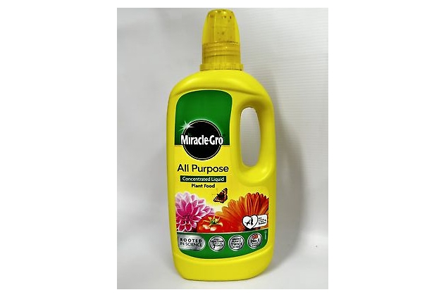 6 X Miracle Gro Grow All Purpose Liquid Plant Food Feed Concentrated Fertiliser