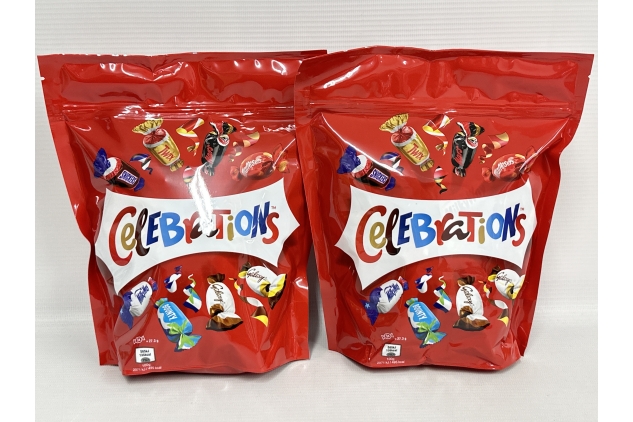 Celebrations Chocolate Assortment Sharing Pouches 2 X 370g | Great For Euros Football Parties | Best Before Date 14/04/2024