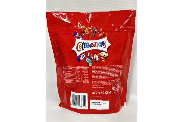 Celebrations Chocolate Assortment Sharing Pouches 2 X 370g | Great For Euros Football Parties | Best Before Date 14/04/2024