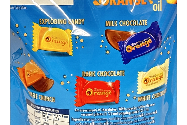 Terry’s Chocolate Orange Segsations 5 Assorted Flavours Sharing Bags 6 X 360g = 2.16KG TOTAL | Great For Euros Football Parties