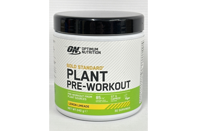 Optimum Nutrition Gold Standard Plant Pre-workout | Lemon Limeade Flavour | 30 Servings | BBE 31/10/2024