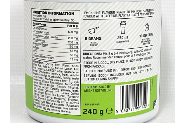 Optimum Nutrition Gold Standard Plant Pre-workout | Lemon Limeade Flavour | 30 Servings | BBE 31/10/2024