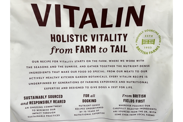 Vitalin Adult Dog Vegetable Medley 12kg | Complete & Balanced Recipe | BBE 20/08/2024 | RRP £70