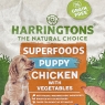 Harringtons Superfoods Puppy Complete Grain Free Hypoallergenic Chicken with Veg Dry Dog Food 1.7kg (Pack of 4) Bulk Buy Deal