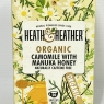 Heath & Heather Organic Camomile & Manuka Teabags | Individually Wrapped Caffeine-Free Herbal Tea Infusions | 6 Packs of 20, Total 120 Tea Bags | Best Before Date 31/08/2024