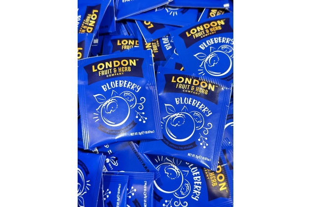 London Fruit & Herb Co Blueberry Bliss 80 Tea Bags Naturally Caffeine Free | Sold Loose Individually Wrapped