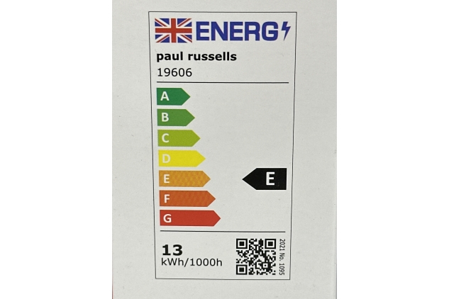 paul russells 13W B22 Bayonet Cap LED Light 100W Equivalent Replacement Bulb 1521LM Lumens 2700K Standard BC A60 GLS – Soft Bright Energy Saving Bulbs Non-Dimmable - Warm White Frosted Pack of 3