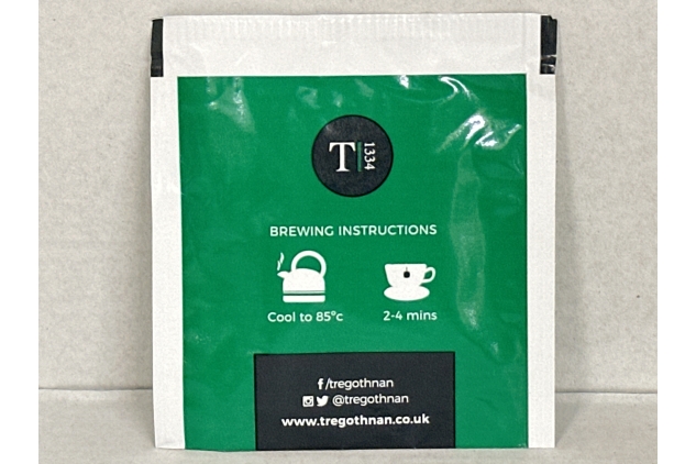 The Tregothnan Tea Bags | Green Tea | 100 Pack Individually Wrapped