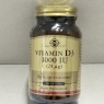 Solgar Vitamin D3 1000 iu 100 Softgels