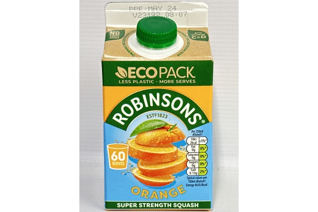 Robinsons Orange Flavour Super Strength Squash Cordial | 60 Servings, 500ml | Equivalent To 3 X 1 Litre Standard Plastic Bottles | BEST BEFORE DATE 31/05/2024