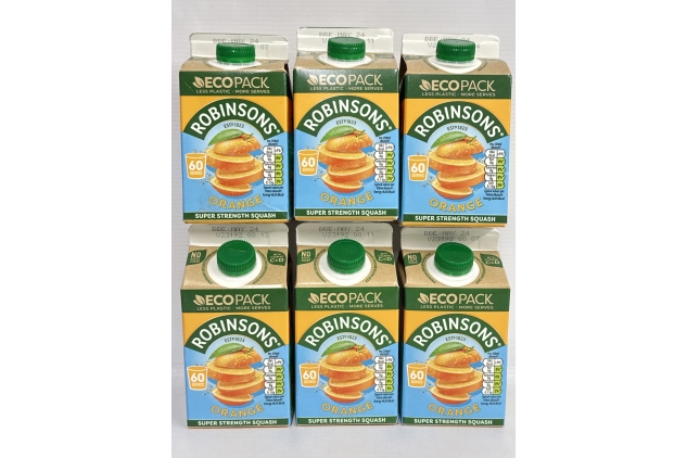 Robinsons Orange Flavour Super Strength Squash Cordial | 6 X 500ml | 360 SERVINGS | BEST BEFORE DATE 31/05/2024