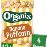 Organix Goodies Banana Puffcorn, 4 x 10g | BEST BEFORE DATE 03/12/2024