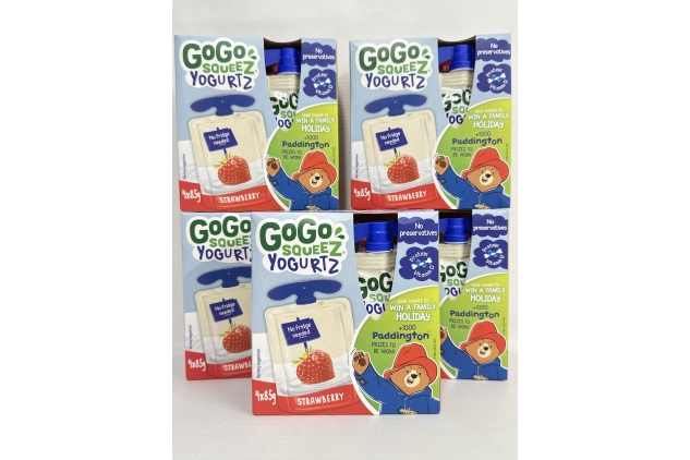 BEST BEFORE DATE 03/07/2024 | GoGo squeeZ Strawberry YogurtZ, 20 Pouches X 85g | BEST BEFORE DATE 03/07/2024